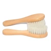 Factory direct sales of baby hair brushes and combs, baby hair care, wooden combs, wool hair washing, bathing and bath brushes Item Picture